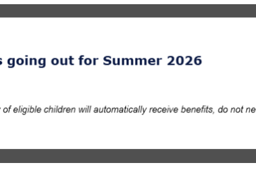 SUN Bucks going out for Summer 2026 with subtitle: LDH says most eligible children will automatically receive benefits; no application needed.
