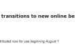 Louisiana WIC transitions to new online benefit issuance system. New EBT cards being distributed now for use beginning August 1.